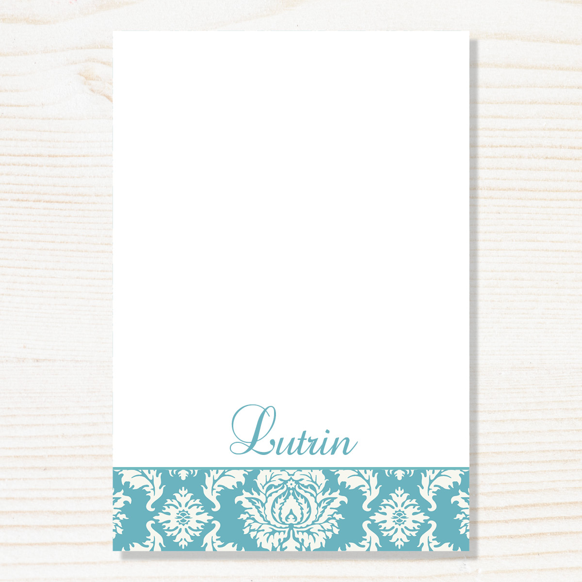 Notepad Delicate Teal